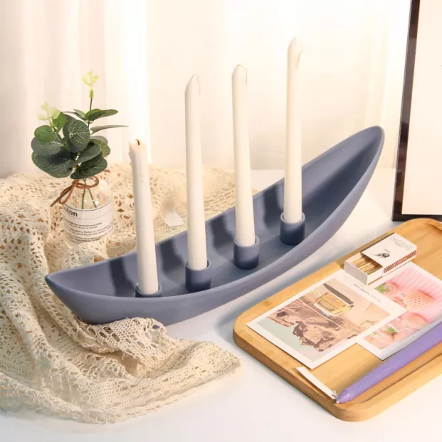 ການຕົບແຕ່ງ Ceramic Candlestick Candlestick ຫັນປ່ຽນເຮືອນຂອງທ່ານໃຫ້ເປັນພື້ນທີ່ທີ່ມີສະໄຕ ແລະ elegant