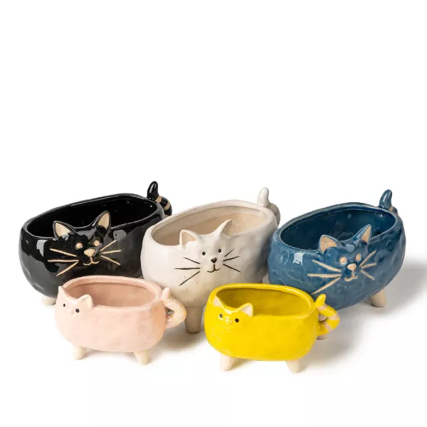 ແທ່ງທຽນ Ceramic ຮູບແມວ ແທ່ງທຽນ Ceramic ຮູບແມວ