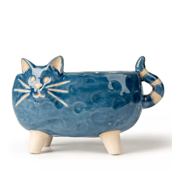 ແທ່ງທຽນ Ceramic ຮູບແມວ