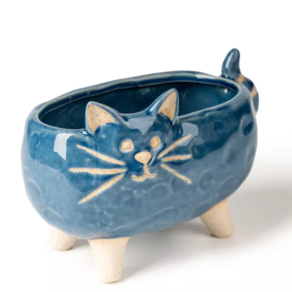 ແທ່ງທຽນ Ceramic ຮູບແມວ