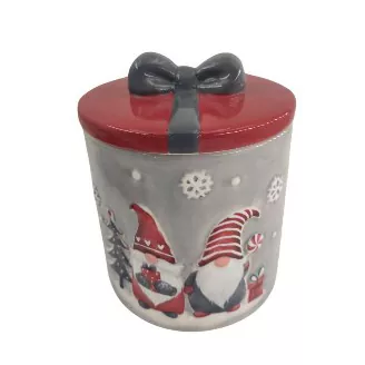 ແທ່ງທຽນ Ceramic ທີ່ມີຫົວຂໍ້ວັນຄຣິດສະມາດ