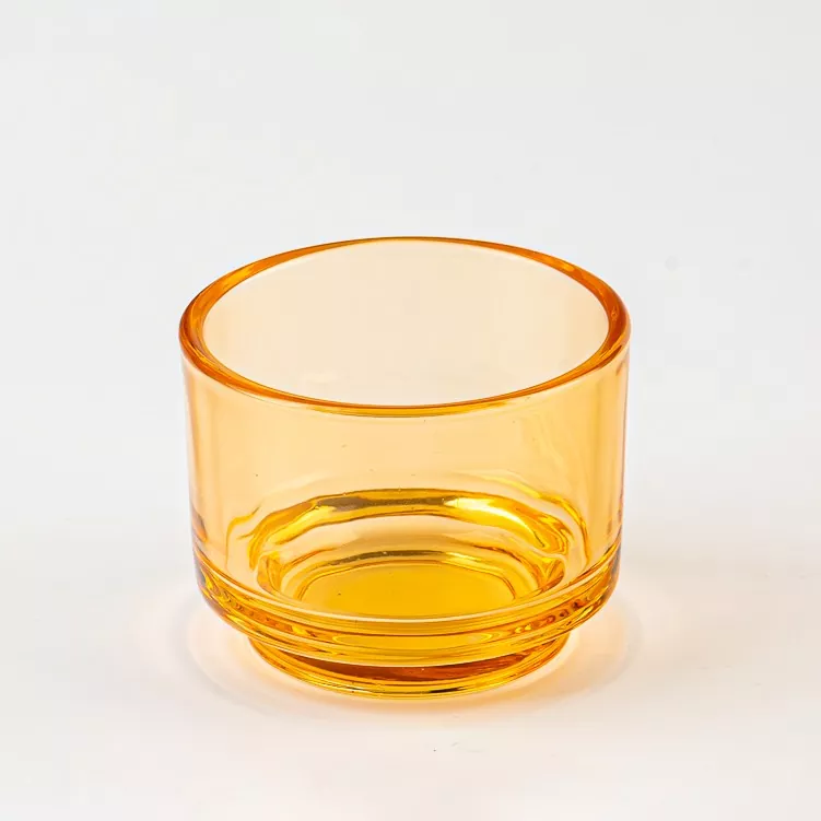 Round Glass Candle Holder