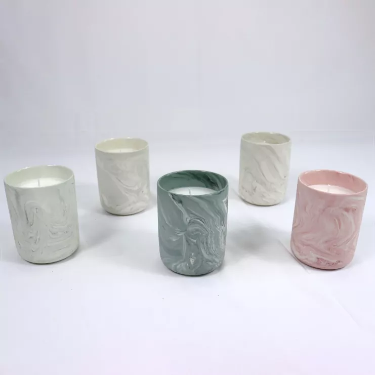 ທຽນໄຂເຊລາມິກ Marbling