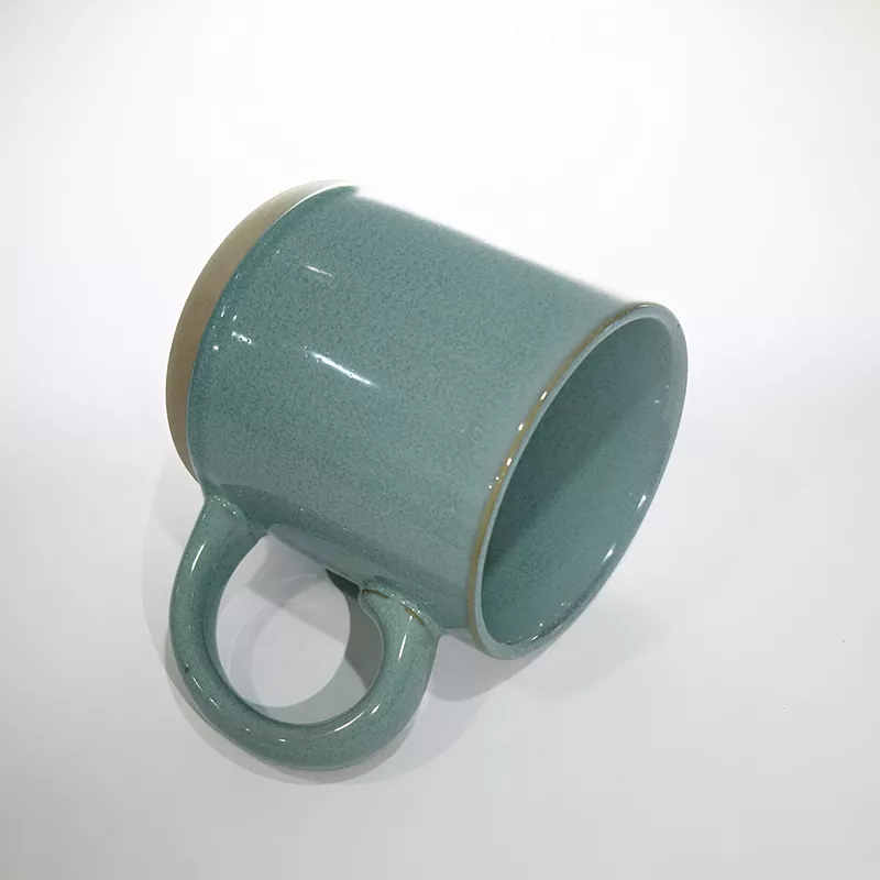 Simple Modern Ceramic Travel Mug ສີຟ້າ