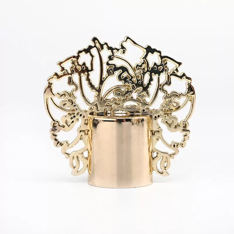 Zinc Alloy Lace Edge Lid ຕຸກນໍ້າຫອມ